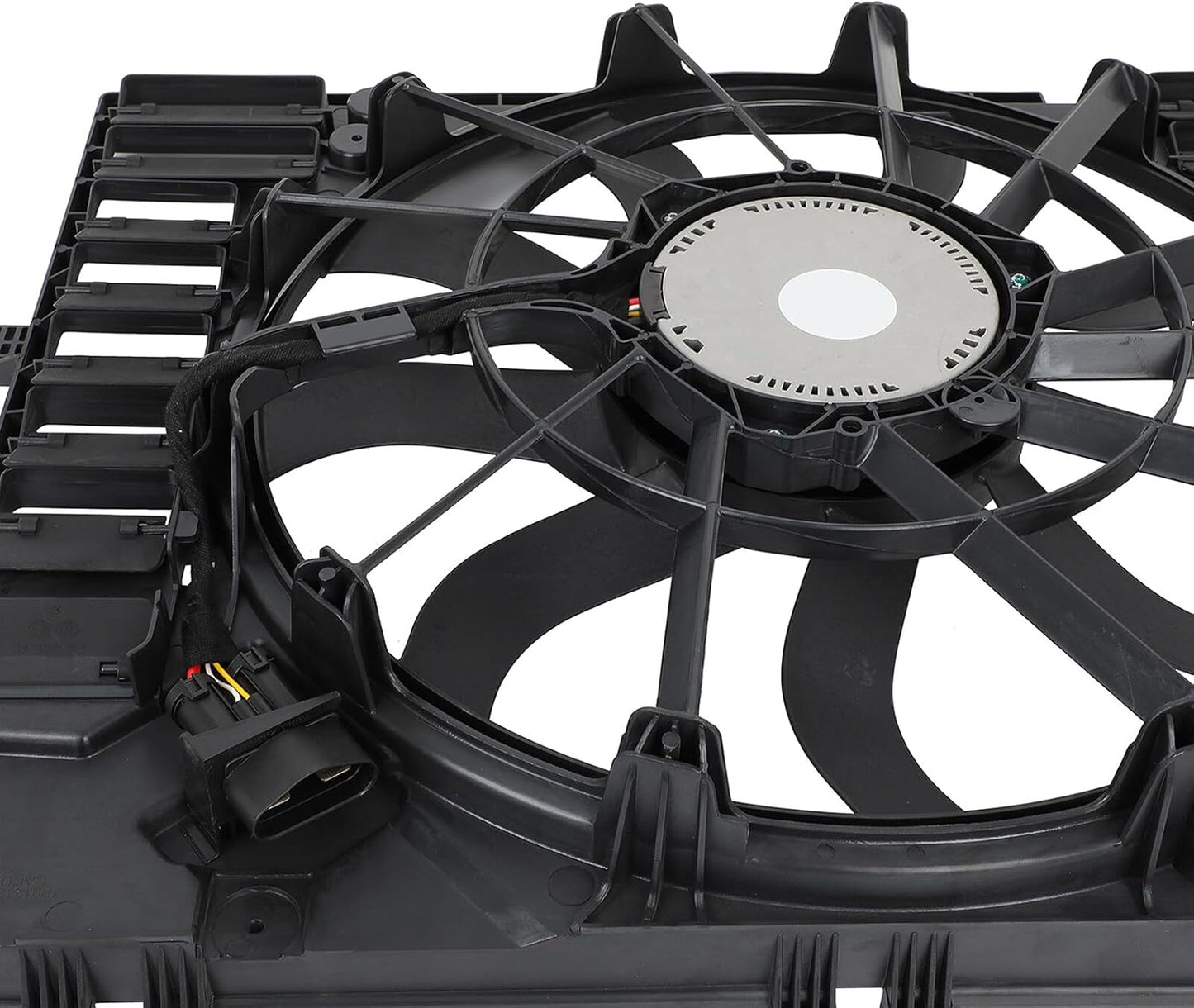 Radiator Cooling Fan Assembly Compatible with 2012-2017 Touareg | Replaces SK621F03, 7P0121203H, 7P0121203C, 7P0121203E, 7P0121203K