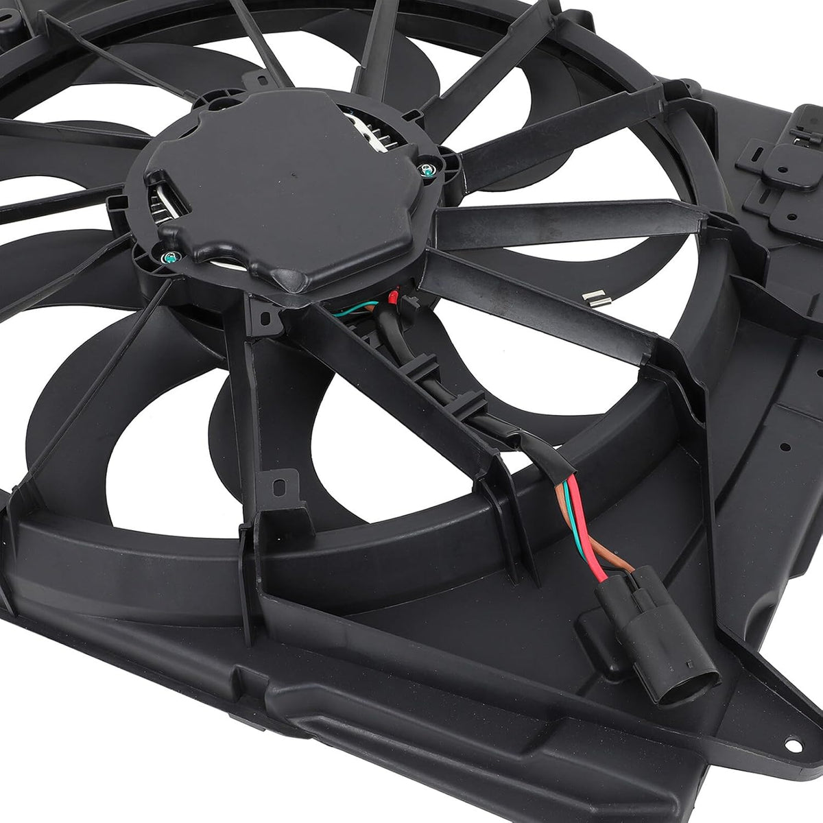 Radiator Cooling Fan Assembly Compatible with 2020 Ford Escape – Replaces 624730, LX618C607-BC, LX6Z8C607-A, LX6Z8C607-B - KUDUPARTS