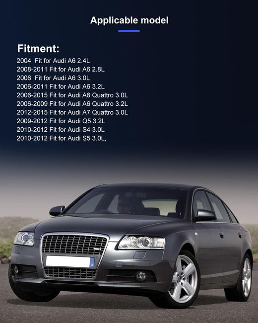 AC Compressor with Clutch – Fits Audi Q5 3.2L (2009-2012) & S4 3.0L (2010-2012) – Rapid Cooling, 6 Grooves - KUDUPARTS