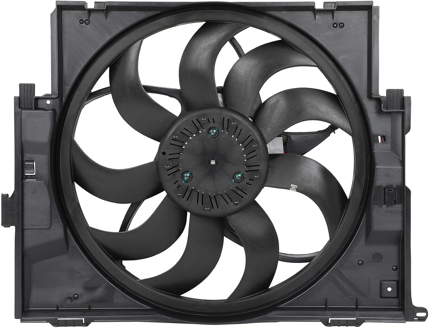 Radiator Cooling Fan Assembly Compatible with 2014-2016 BMW 228i, 2015-2016 228i xDrive, 2014-2018 320i – Replaces 6010278, 17428641963, 17427640508 (300W)