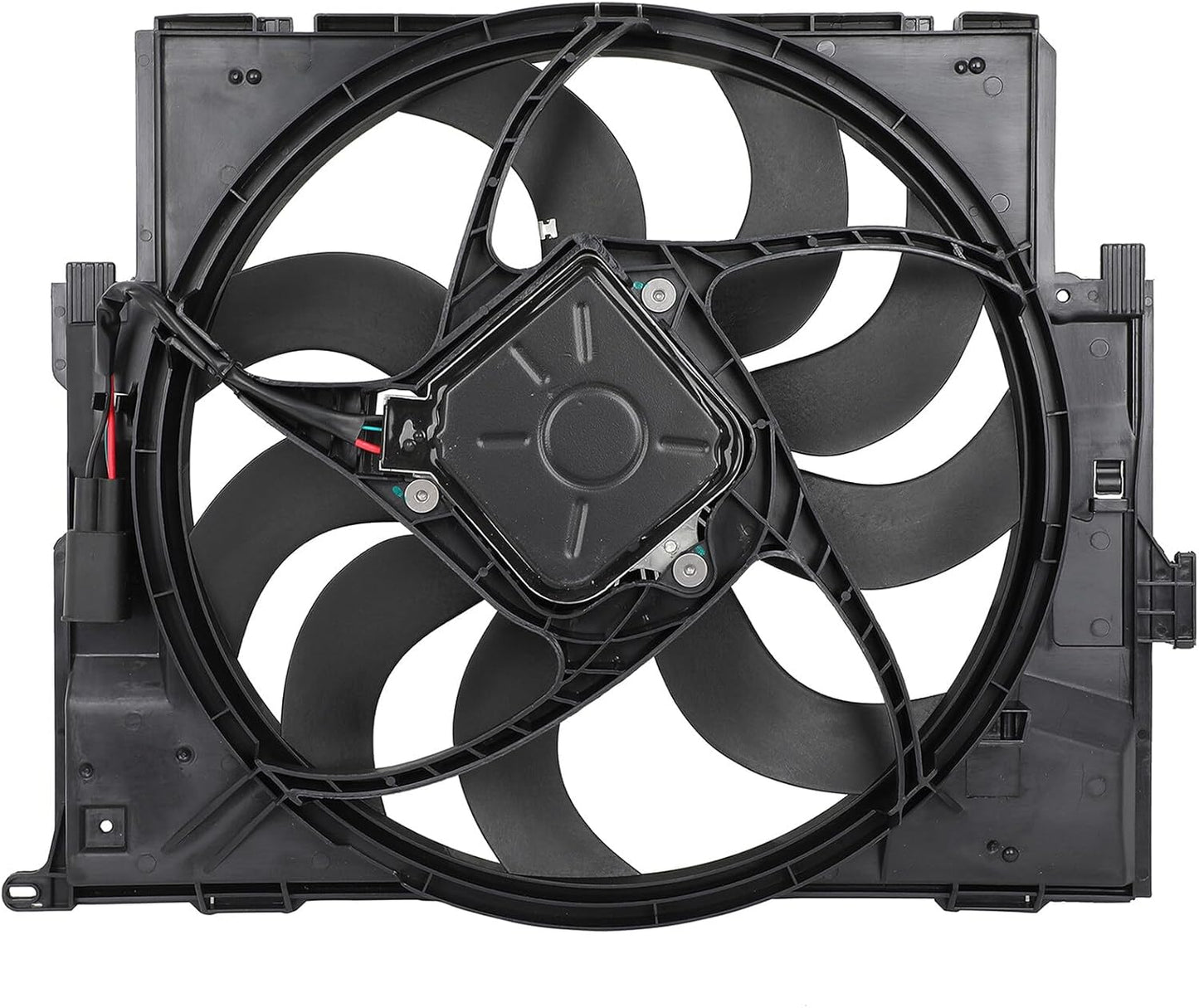 Radiator Cooling Fan Assembly Compatible with 2014-2016 BMW 228i, 2015-2016 228i xDrive, 2014-2018 320i – Replaces 6010278, 17428641963, 17427640508 (300W)