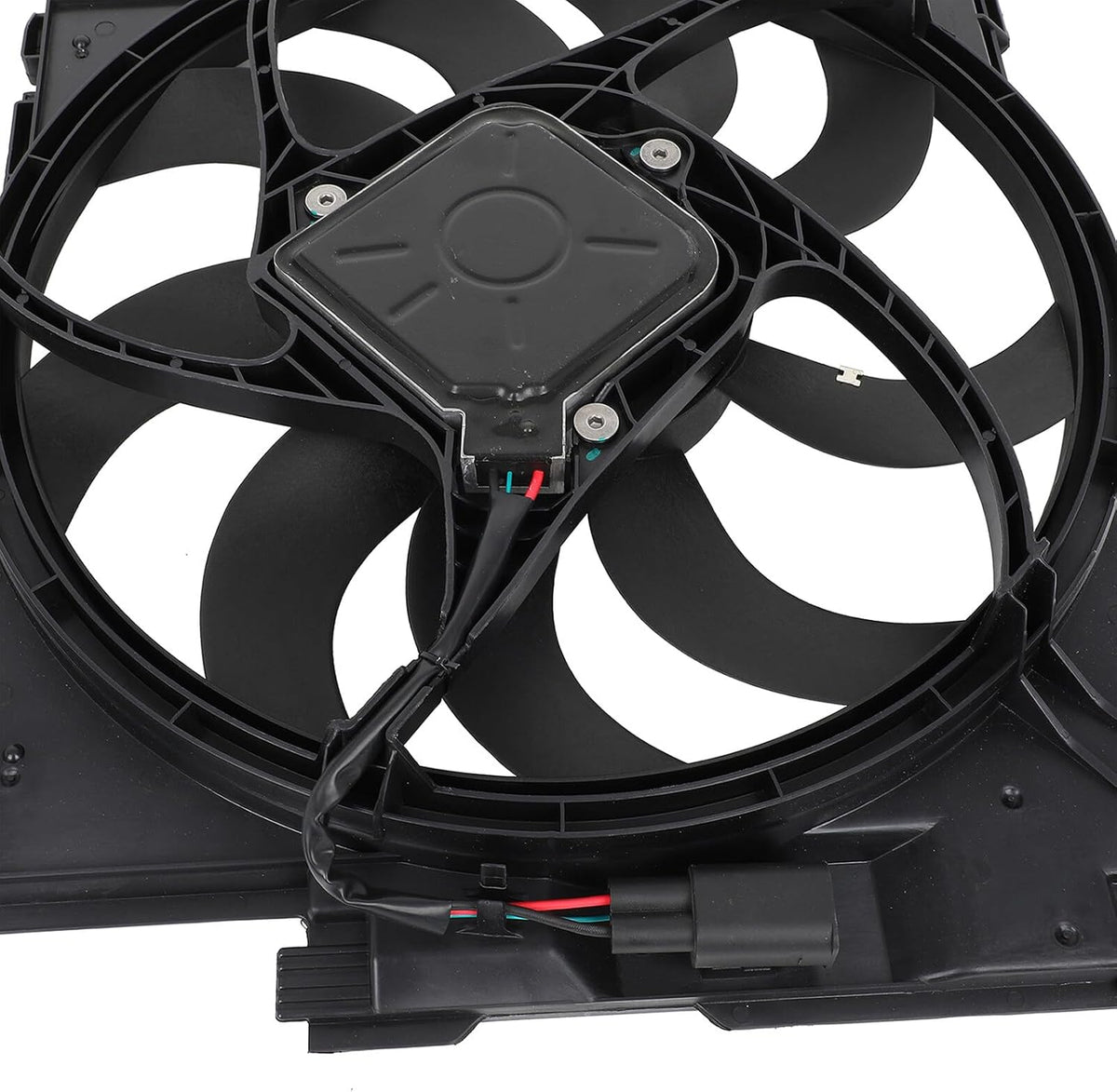Radiator Cooling Fan Assembly Compatible with 2014-2016 BMW 228i, 2015-2016 228i xDrive, 2014-2018 320i – Replaces 6010278, 17428641963, 17427640508 (300W) - KUDUPARTS