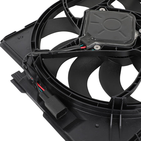 Radiator Cooling Fan Assembly Compatible with 2014-2016 BMW 228i, 2015-2016 228i xDrive, 2014-2018 320i – Replaces 6010278, 17428641963, 17427640508 (300W) - KUDUPARTS