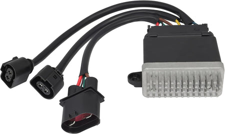 Radiator Cooling Fan Relay Control Module Compatible with Audi A4 2006-2016, A5 2009-2016, A6 2016, A7 2013-2016, Q3 2009-2016, Q5 2009-2016 - KUDUPARTS