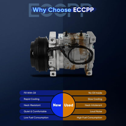 A/C Compressor with Clutch – Fast Cooling, Fits Suzuki Aerio 2.0L (2002-2003) & 2.3L (2004-2007)