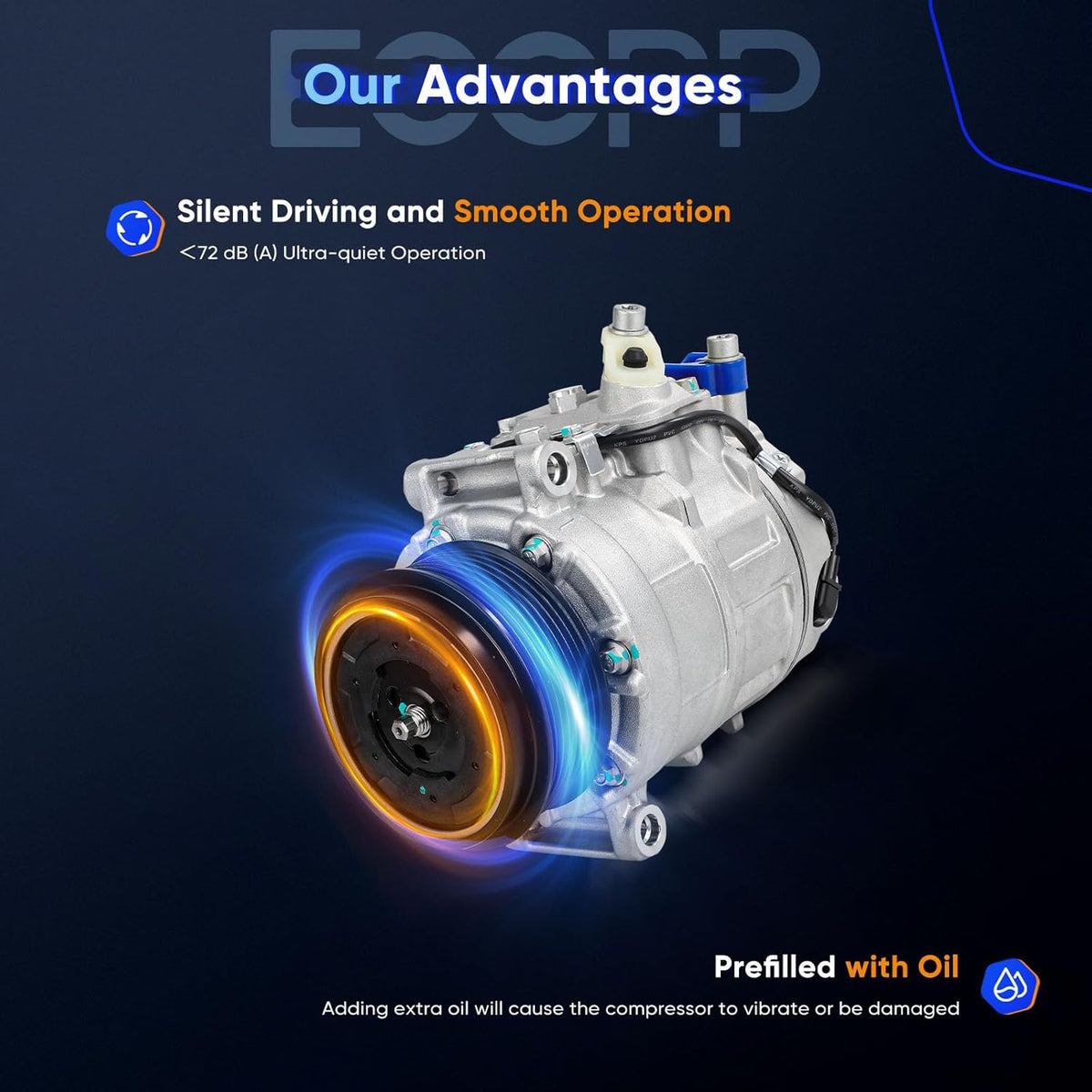 AC Compressor for Mercedes-Benz GL320 ML320 ML350 R320 3.0L (2007-2011) – Air Conditioning Compressor - KUDUPARTS