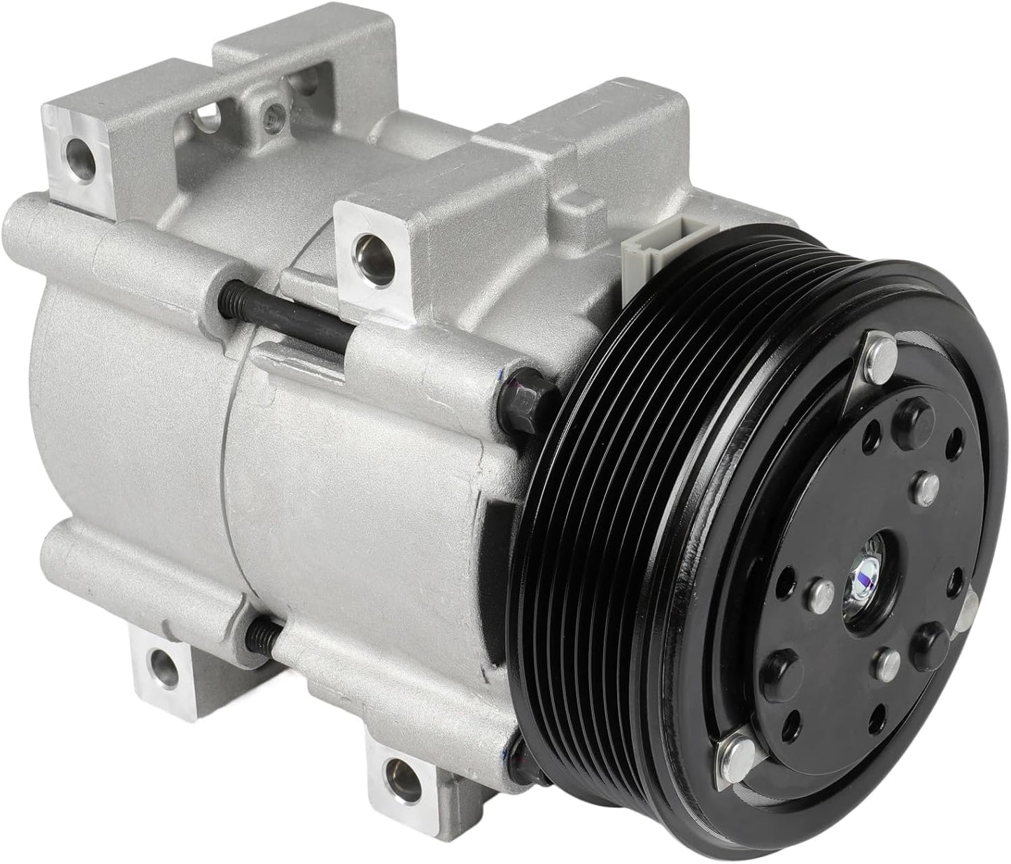 AC Compressor with Clutch – Compatible with Ford F-250, F-350, F-450, F-550 Super Duty 7.3L (1999-2003) – Rapid Cooling