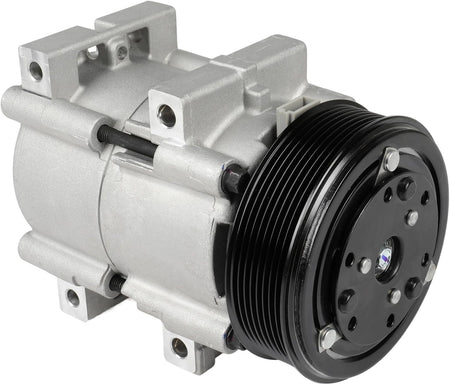 AC Compressor with Clutch – Compatible with Ford F-250, F-350, F-450, F-550 Super Duty 7.3L (1999-2003) – Rapid Cooling - KUDUPARTS