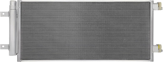 2017-2019 Chevrolet Cruze 1.4L Radiator Cooling Fan Assembly Replacement (Condenser 30033, 624140, 39013323, GM3115303) - KUDUPARTS