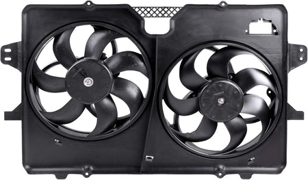 621-038 Cooling Fan + 3675 Condenser Combo for 2008-2012 Ford Escape, 2008-2011 Mazda Tribute & Mercury Mariner - KUDUPARTS
