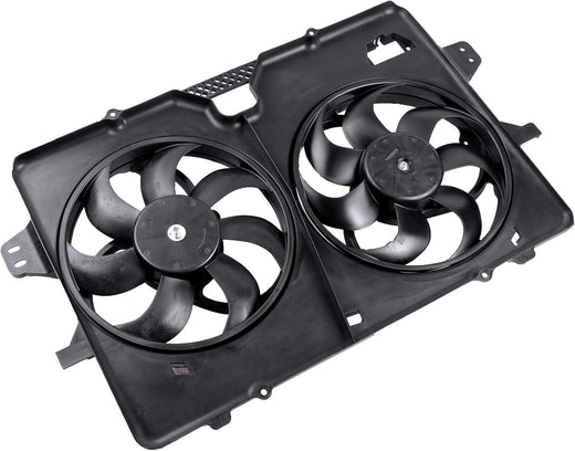 621-038 Cooling Fan + 3675 Condenser Combo for 2008-2012 Ford Escape, 2008-2011 Mazda Tribute & Mercury Mariner - KUDUPARTS