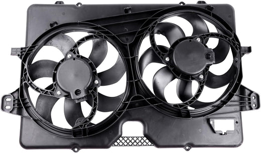 621-038 Cooling Fan + 3675 Condenser Combo for 2008-2012 Ford Escape, 2008-2011 Mazda Tribute & Mercury Mariner - KUDUPARTS