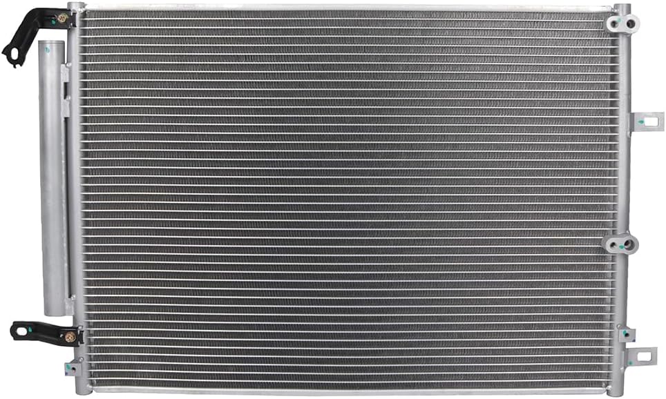 AC Condenser Compatible with 2014-2018 Jeep Cherokee Latitude/Sport/Limited/Trailhawk 4-Door – Radiator Cooling Fan Assembly, Replacement 4361, 52014775AB, CH3030251