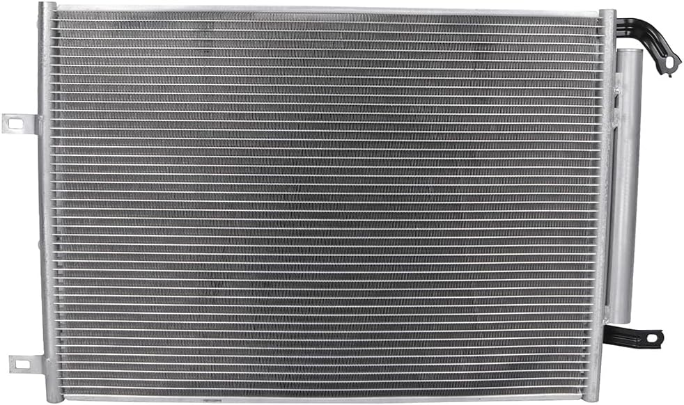 AC Condenser Compatible with 2014-2018 Jeep Cherokee Latitude/Sport/Limited/Trailhawk 4-Door – Radiator Cooling Fan Assembly, Replacement 4361, 52014775AB, CH3030251
