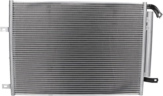 AC Condenser Compatible with 2014-2018 Jeep Cherokee Latitude/Sport/Limited/Trailhawk 4-Door – Radiator Cooling Fan Assembly, Replacement 4361, 52014775AB, CH3030251 - KUDUPARTS