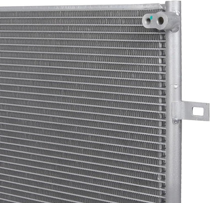 AC Condenser Compatible with 2014-2018 Jeep Cherokee Latitude/Sport/Limited/Trailhawk 4-Door – Radiator Cooling Fan Assembly, Replacement 4361, 52014775AB, CH3030251