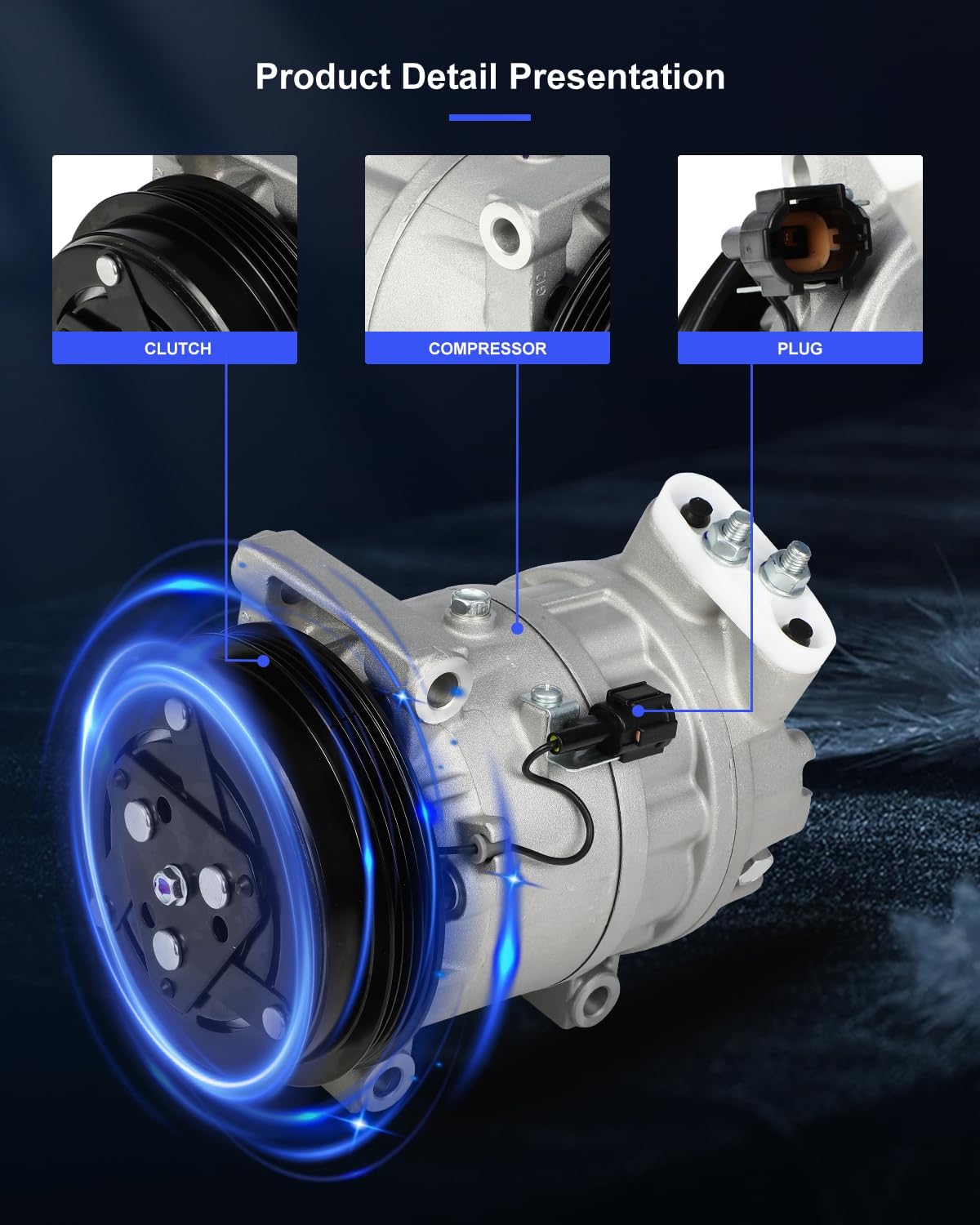 AC Compressor Fast Cooling – Compatible with Nissan 350Z 3.5L (2003-2006)