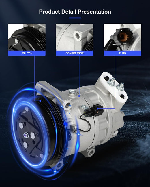 AC Compressor Fast Cooling – Compatible with Nissan 350Z 3.5L (2003-2006) - KUDUPARTS