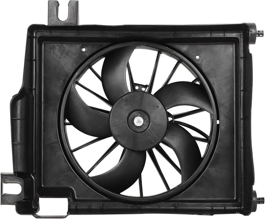 620-035 610730 AC Condenser Fan Compatible with Dodge Ram 1500 2002-2008 (3.7L, 3.9L, 4.7L, 5.7L, 5.9L, 8.3L) - KUDUPARTS