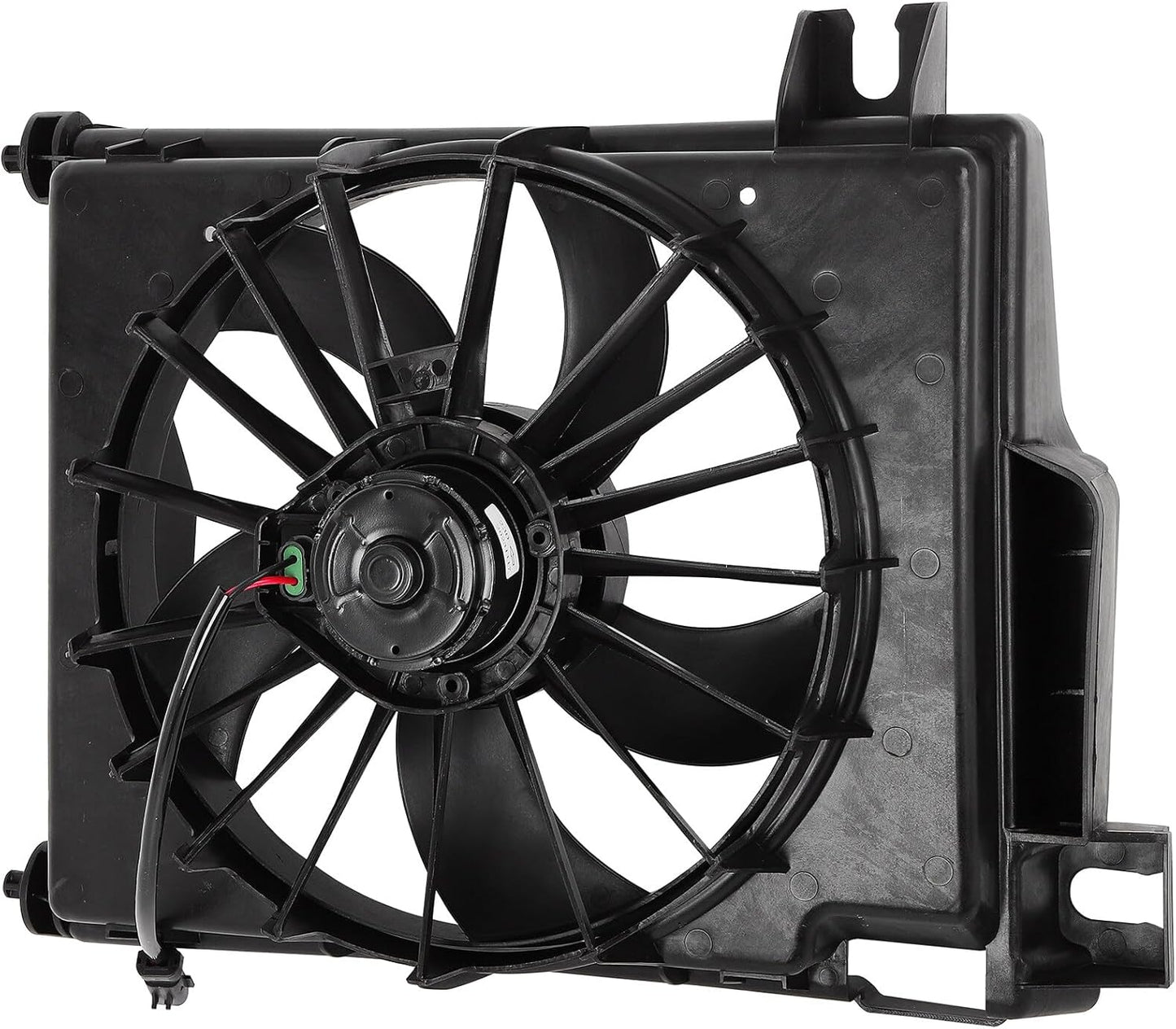 620-035 610730 AC Condenser Fan Compatible with Dodge Ram 1500 2002-2008 (3.7L, 3.9L, 4.7L, 5.7L, 5.9L, 8.3L)