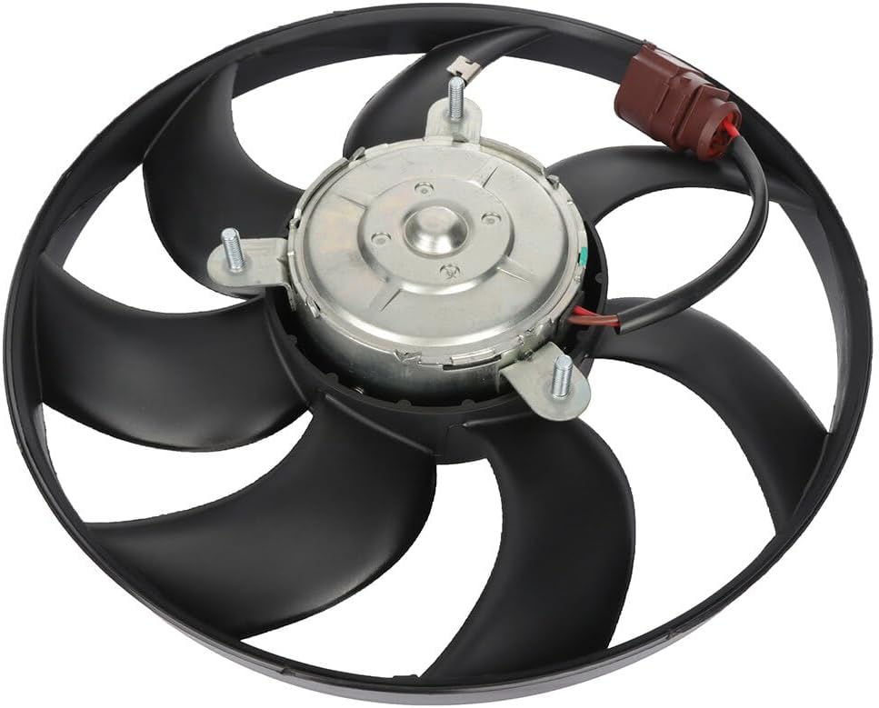 Radiator Cooling Fan Assembly Compatible with 2006-2013 Audi A3, 2009-2015 A3 Quattro, 2005-2010 TT Quattro - Replaces 34155006000, 621460, FA70776, 1K0121205AB, 1K0121205AB9B9