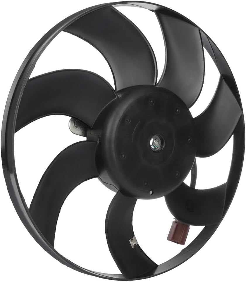 Radiator Cooling Fan Assembly Compatible with 2006-2013 Audi A3, 2009-2015 A3 Quattro, 2005-2010 TT Quattro - Replaces 34155006000, 621460, FA70776, 1K0121205AB, 1K0121205AB9B9