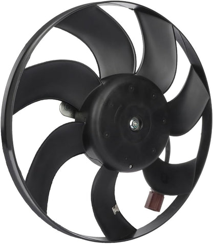 Radiator Cooling Fan Assembly Compatible with 2006-2013 Audi A3, 2009-2015 A3 Quattro, 2005-2010 TT Quattro - Replaces 34155006000, 621460, FA70776, 1K0121205AB, 1K0121205AB9B9