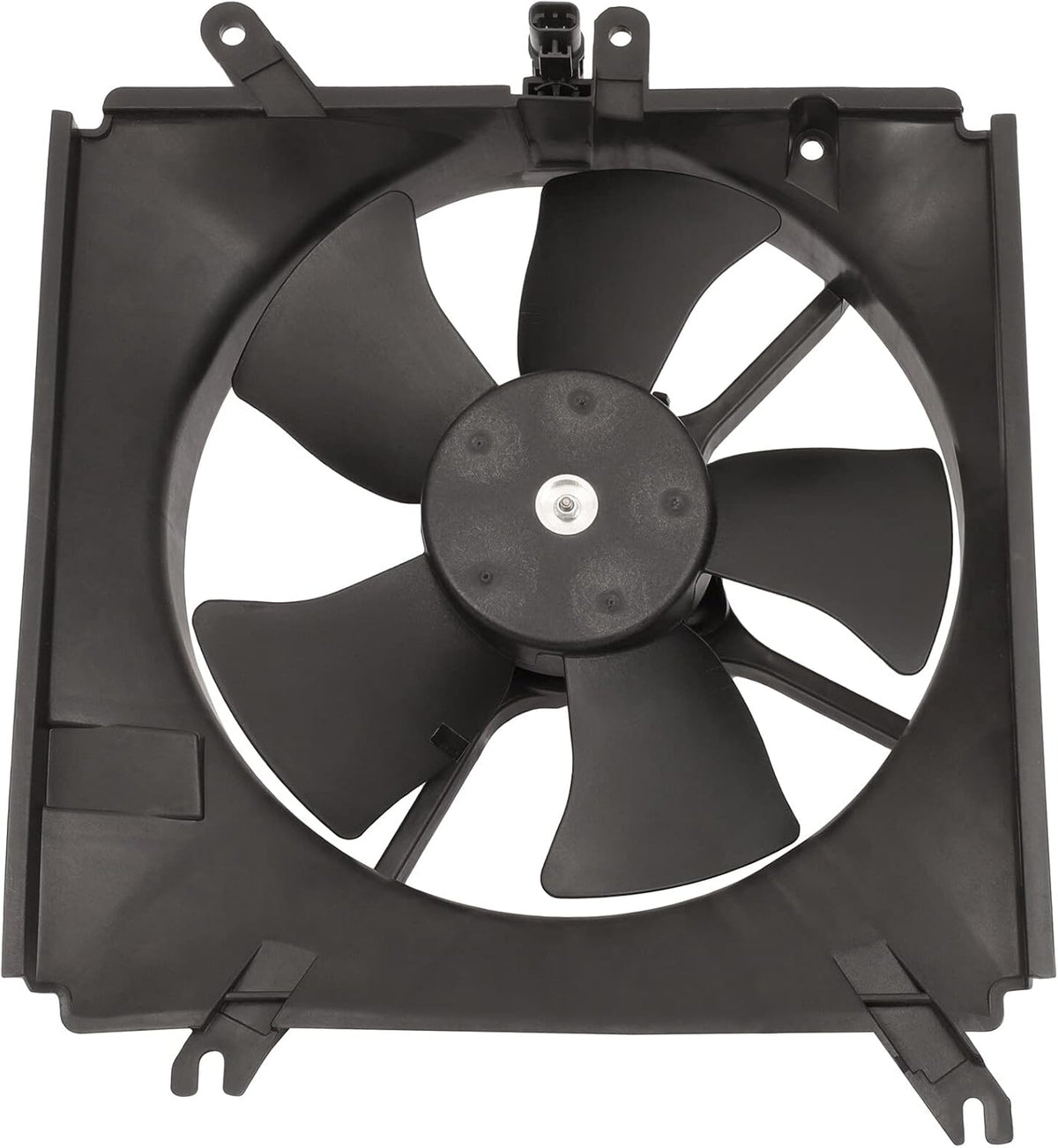 Radiator Cooling Fan Assembly Compatible with 2003-2005 Kia Rio (601160) - KUDUPARTS