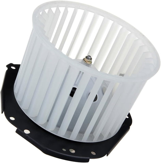 HVAC Plastic Heater Blower Motor with Fan Cage, Front, Compatible with 1980-1986 Chevrolet K5 Blazer, 1980-1985 GMC C1500 Suburban, 1980-1986 GMC K2500 Suburban - KUDUPARTS