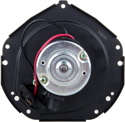 HVAC Plastic Heater Blower Motor with Fan Cage, Front, Compatible with 1980-1986 Chevrolet K5 Blazer, 1980-1985 GMC C1500 Suburban, 1980-1986 GMC K2500 Suburban