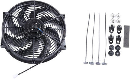 14-Inch Universal Radiator Cooling Fan Assembly – Easy Installation