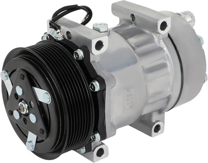 AC Compressor with Clutch – Compatible with Ford F-650 / F-750 5.9L 6.0L 7.2L 2004-2007