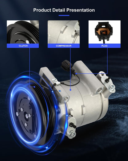 AC Compressor Fast Cooling – Compatible with 1999-2004 Nissan Frontier & Xterra 3.3L