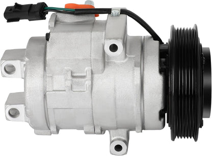 A/C Compressor with Clutch – Fast Cooling, Fits 2005 Chrysler 300 & Dodge Magnum 2.7L