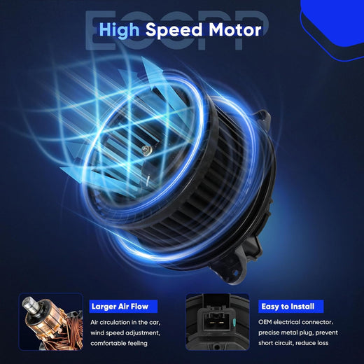 AC Blower Motor Compatible with 2015-2023 Ford Transit-150/250/350, Transit-350 HD, & 2022-2023 E-Transit – HVAC Heater Blower Motor Replacement (700359) - KUDUPARTS