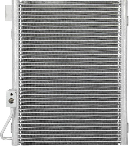 AC Condenser Compatible with 2002-2008 Dodge Ram 1500 & 2003-2008 Ram 2500 – Radiator Cooling Fan Assembly, Replacement for 4984, 4984C, CN 4984PFC, CN4984PFC, 7-4984