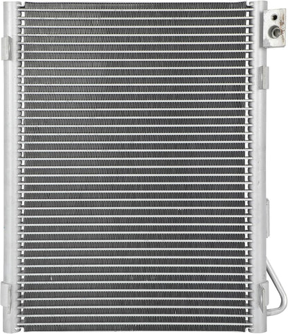 AC Condenser Compatible with 2002-2008 Dodge Ram 1500 & 2003-2008 Ram 2500 – Radiator Cooling Fan Assembly, Replacement for 4984, 4984C, CN 4984PFC, CN4984PFC, 7-4984