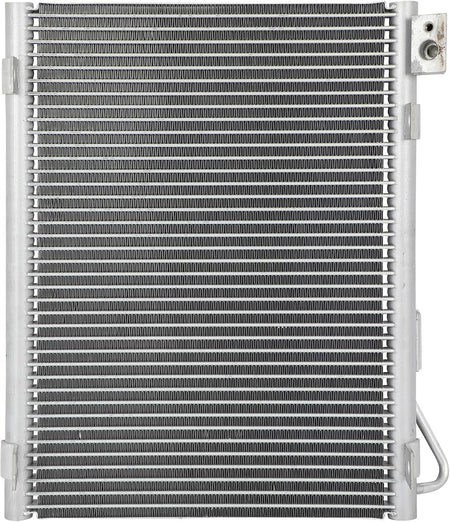 AC Condenser Compatible with 2002-2008 Dodge Ram 1500 & 2003-2008 Ram 2500 – Radiator Cooling Fan Assembly, Replacement for 4984, 4984C, CN 4984PFC, CN4984PFC, 7-4984 - KUDUPARTS