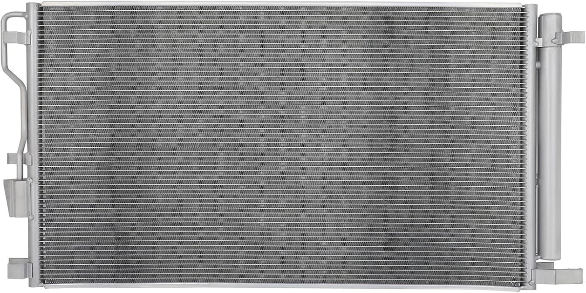 AC Condenser Compatible with 2020-2022 Kia Sportage & 2019-2021 Hyundai Tucson, Radiator Cooling Fan Assembly, Replacement 30141, 97606D3820 - KUDUPARTS