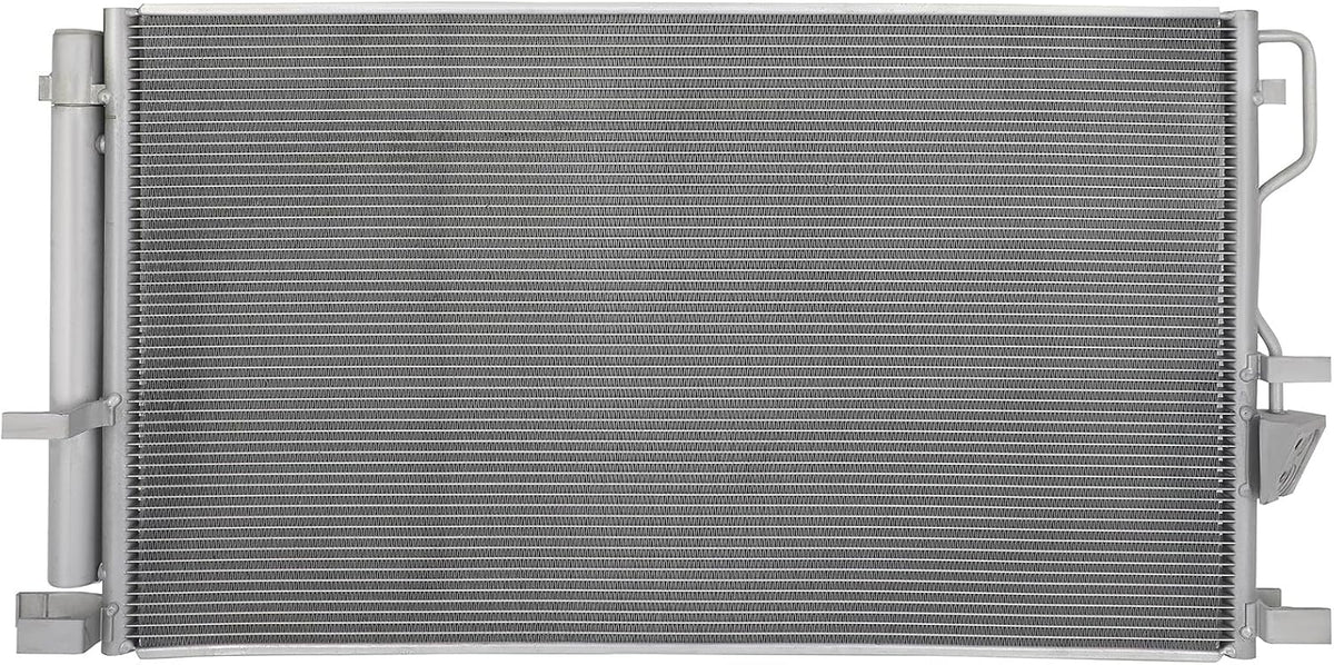 AC Condenser Compatible with 2020-2022 Kia Sportage & 2019-2021 Hyundai Tucson, Radiator Cooling Fan Assembly, Replacement 30141, 97606D3820 - KUDUPARTS