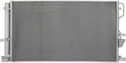 AC Condenser Compatible with 2020-2022 Kia Sportage & 2019-2021 Hyundai Tucson, Radiator Cooling Fan Assembly, Replacement 30141, 97606D3820
