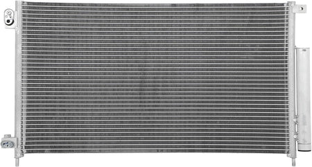 AC Condenser Compatible with 2003-2007 Honda Accord EX/LX (Coupe/Sedan 2-Door & 4-Door) – Radiator Cooling Fan Assembly, Replacement 3086C, CN 3086PFC, CN3086PFC, 7-3086 - KUDUPARTS