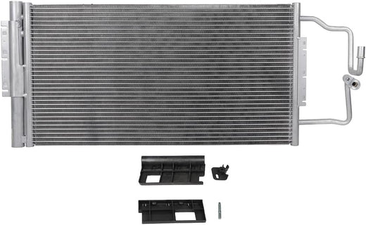 AC Condenser Compatible with 2014-2016 Chevrolet Impala Limited & 2006-2013 Impala – Radiator Cooling Fan Assembly, Replacement 3474, 23287351, 89018842, GM3030268 - KUDUPARTS