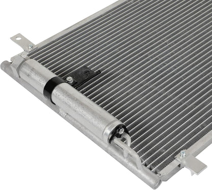 AC Condenser Compatible with 2003-2007 Infiniti G35 Base Coupe 2-Door & Sedan 4-Door – Radiator Cooling Fan Assembly, Replacement 92100AL570, 4704
