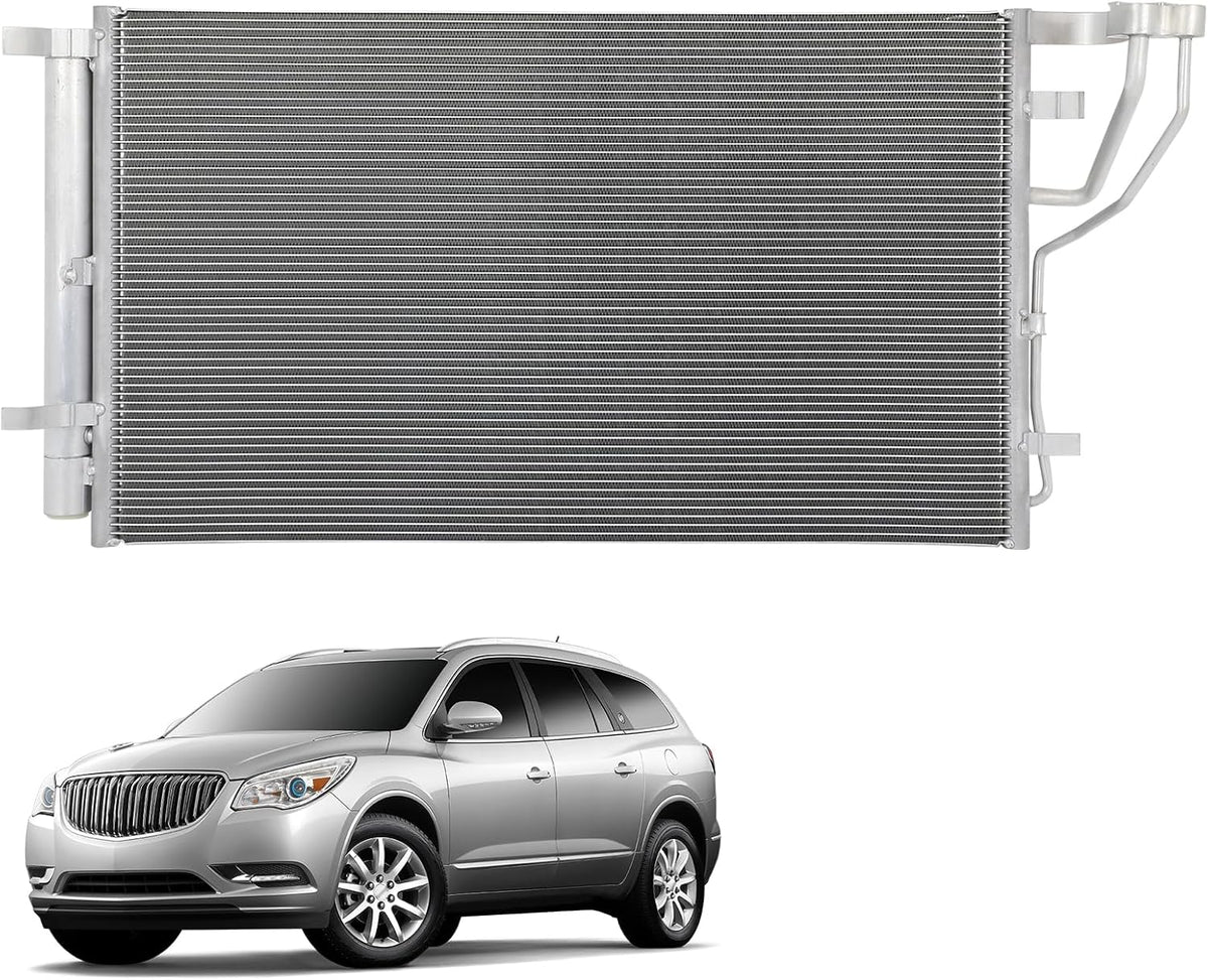 AC Condenser Compatible with 2019-2020 Kia Optima – Radiator Cooling Fan Assembly, Replacement 30139, 3794, 3794C, CN 3794PFXC, CN3794PFXC, 7-3794, 40329, 23305638, GM3030285, V40620038 - KUDUPARTS