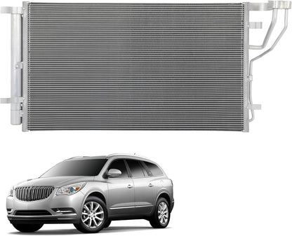 AC Condenser Compatible with 2019-2020 Kia Optima – Radiator Cooling Fan Assembly, Replacement 30139, 3794, 3794C, CN 3794PFXC, CN3794PFXC, 7-3794, 40329, 23305638, GM3030285, V40620038