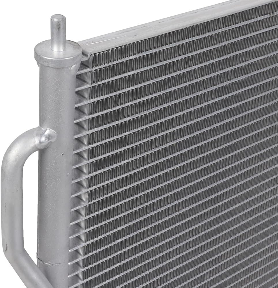 AC Condenser Compatible with 1994-2001 Acura Integra & 1997-2001 Honda CR-V | Radiator Cooling Fan Assembly | Replacement 4801, 80110ST7A21, 80110S10003, 80110ST7003, 80110SP7A21