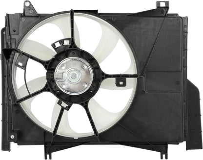 4331 A/C Condenser Cooling Fan Assembly Compatible with 2014-2015 Mitsubishi Mirage