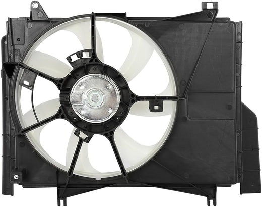 4331 A/C Condenser Cooling Fan Assembly Compatible with 2014-2015 Mitsubishi Mirage - KUDUPARTS