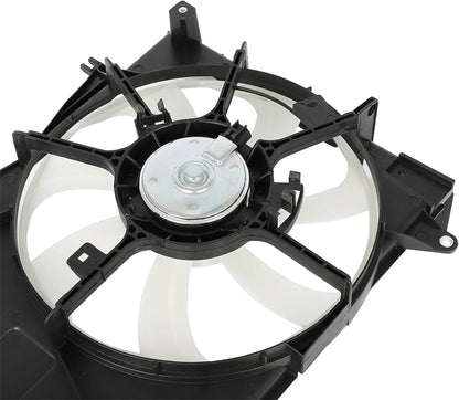 4331 A/C Condenser Cooling Fan Assembly Compatible with 2014-2015 Mitsubishi Mirage